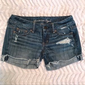 American Eagle Midi Jean Shorts
